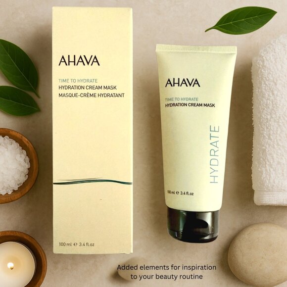 Ahava Hydration Cream Mask Dead Sea Skincare Nourishing Vegan Glow Treatment NIB - Picture 1 of 11